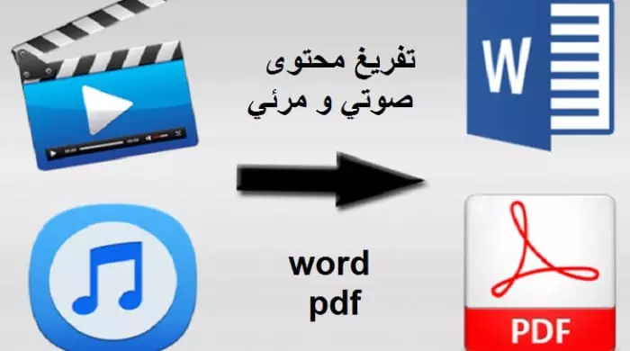 ادخال البيانات وتفريغ الملفات بكافة الأشكال إلى Word بدقة وبشكل احترافي