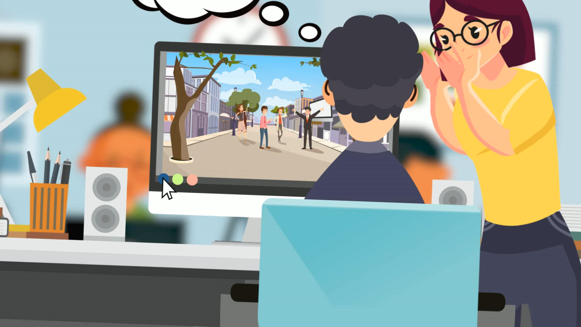 فيديو كارتون 2D انيميشن احترافي