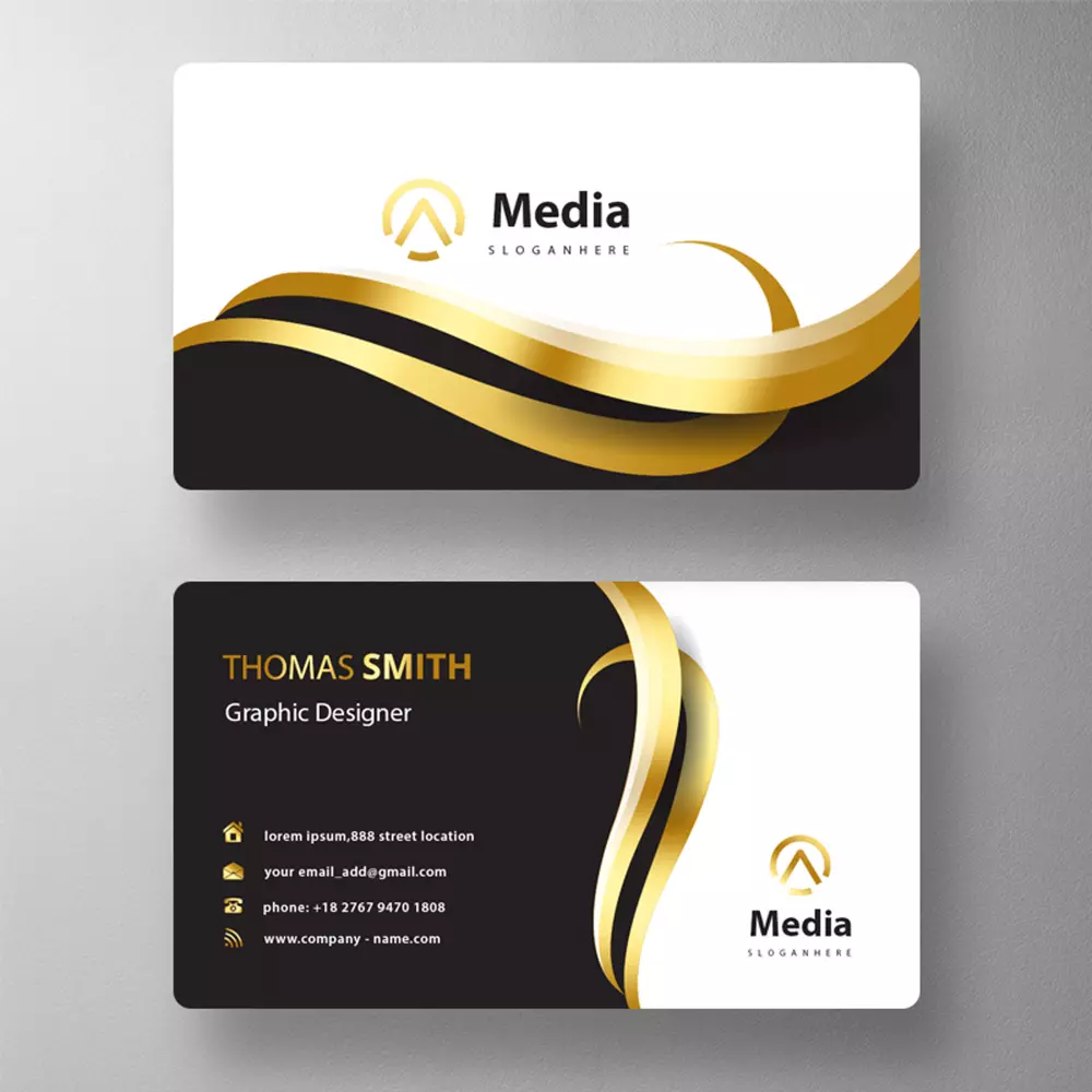 تصميم بطاقة اعمال بشكل مميز - ( Businees card )