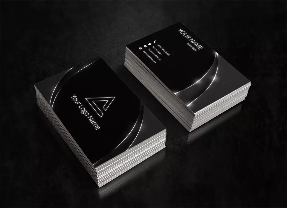 تصميم بطاقة اعمال بشكل مميز - ( Businees card )