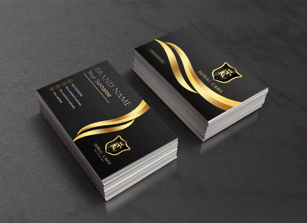 تصميم بطاقة اعمال بشكل مميز - ( Businees card )