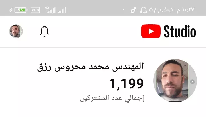 الف مشترك يوتيوب