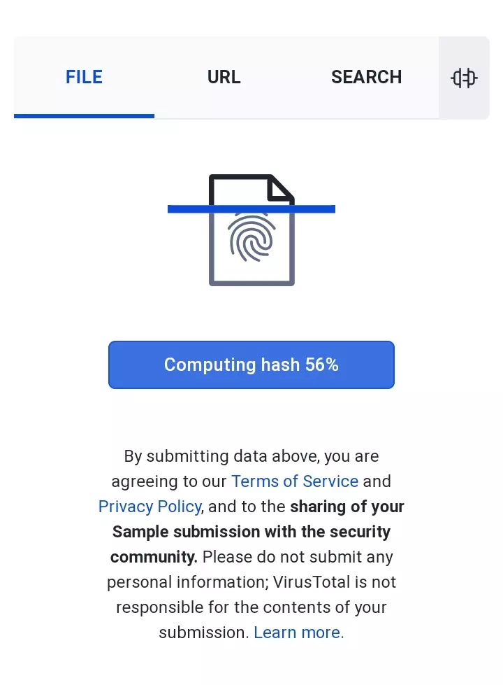 فحص التطبيقات  والملفات