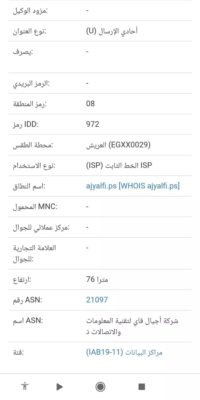فحص المواقع والمدونات والمنتديات