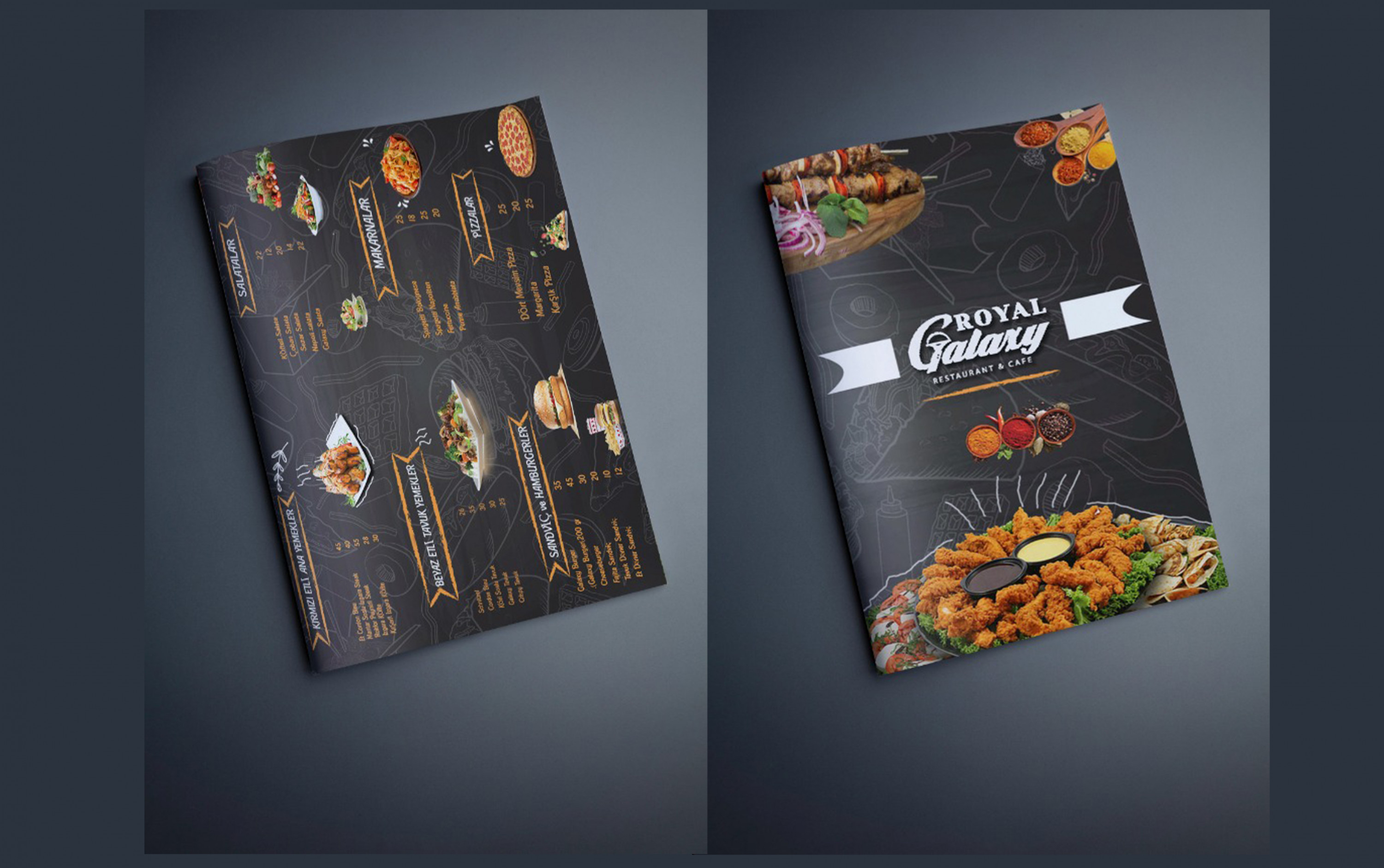 تصميم منيو احترافي