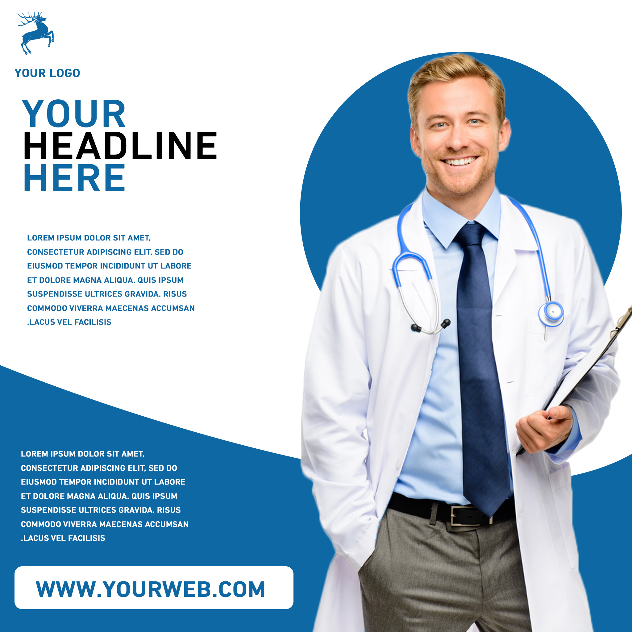 تصميم 3 بوستات احترافية للسوشال ميديا