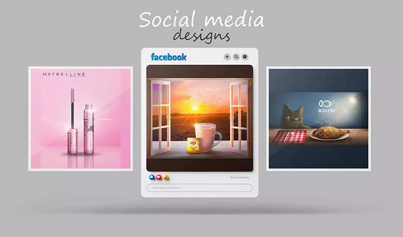 تصميم سوشيال ميديا احترافي ب برنامج الفوتشوب