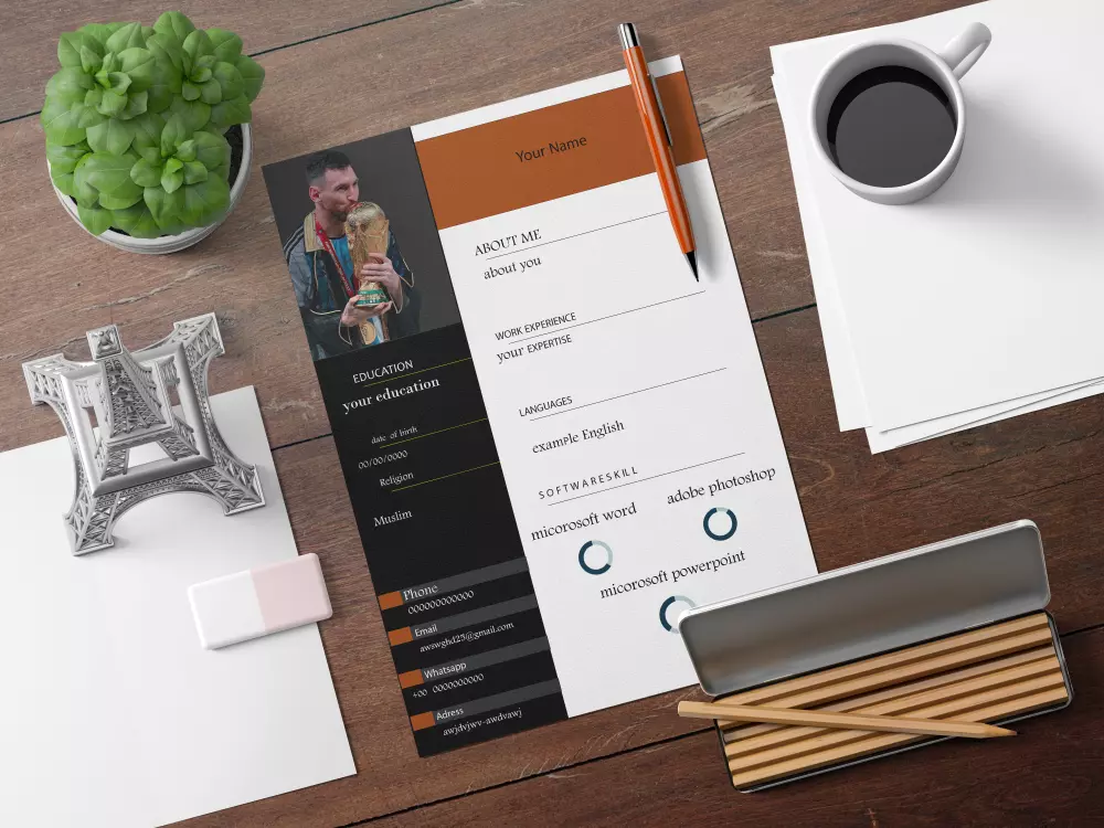 تصميم سيرة ذاتية (CV) بشكل احترافي
