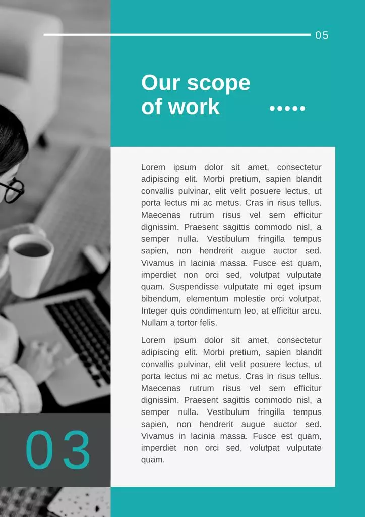 سوف اقوم بتصميم تقرير مشروع