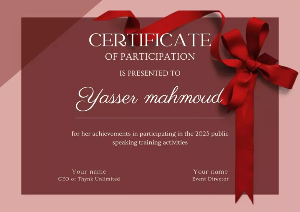 تصميم شهادات تقدير بطريقه احترافيه ومميزه