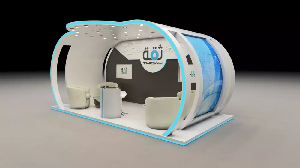 تصميم بوثات Booths فريدة تعكس هويتك التجارية