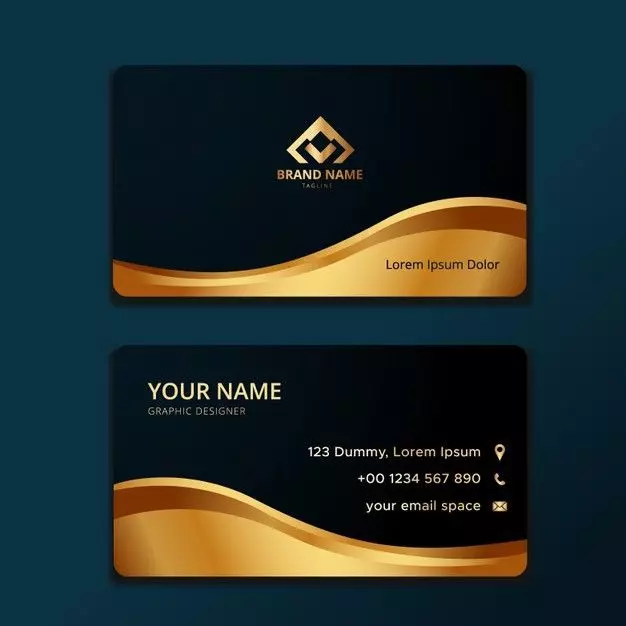 خدمة تصميم كارت شخصي احترافي