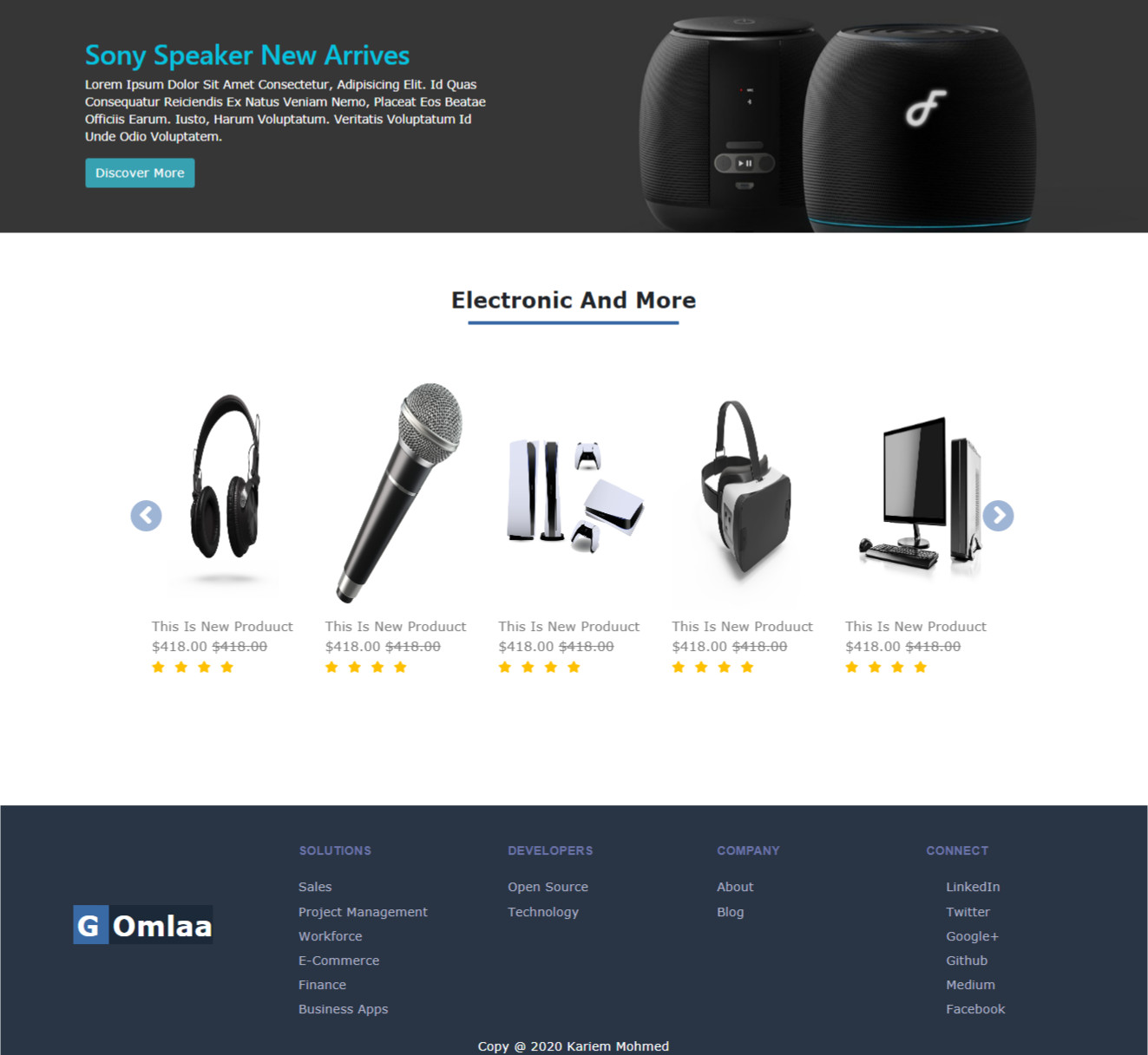 تصميم موقع إحترافي متجاوب مع جميع الشاشات/تحويل من psd