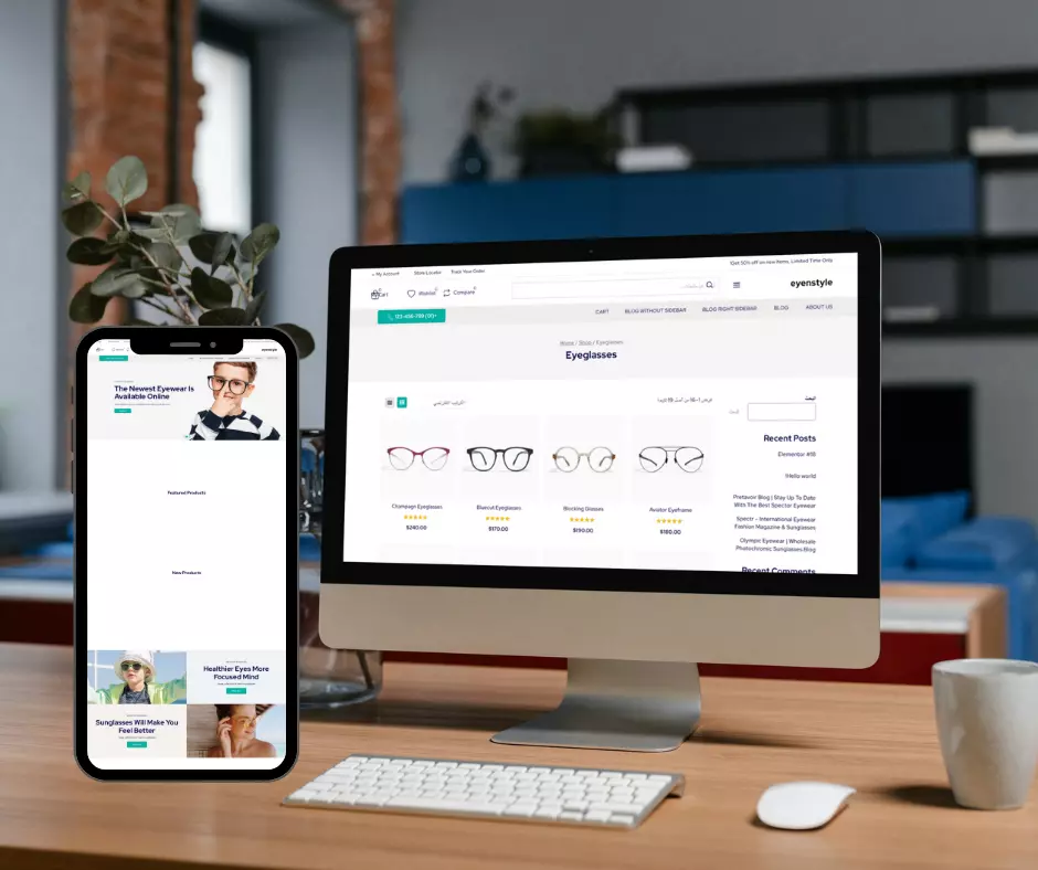 موقع ووردبريس متكامل، تصميم عصري ودعم فني مستمر
