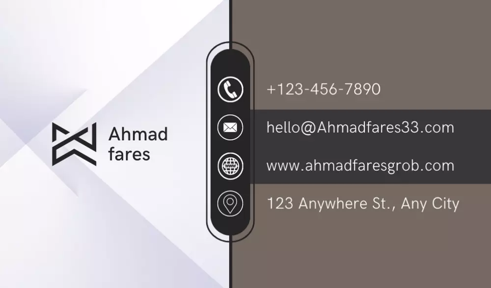 تصميم بطاقات عمل  تصميم Business card