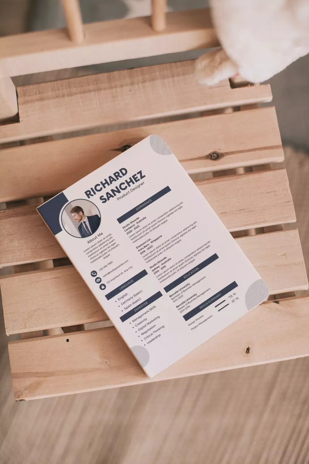 تصميم سيره ذاتيه تصميم cv