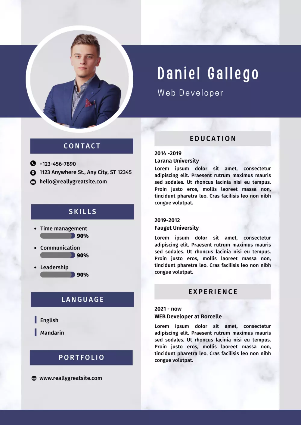 تصميم سيره ذاتيه تصميم cv