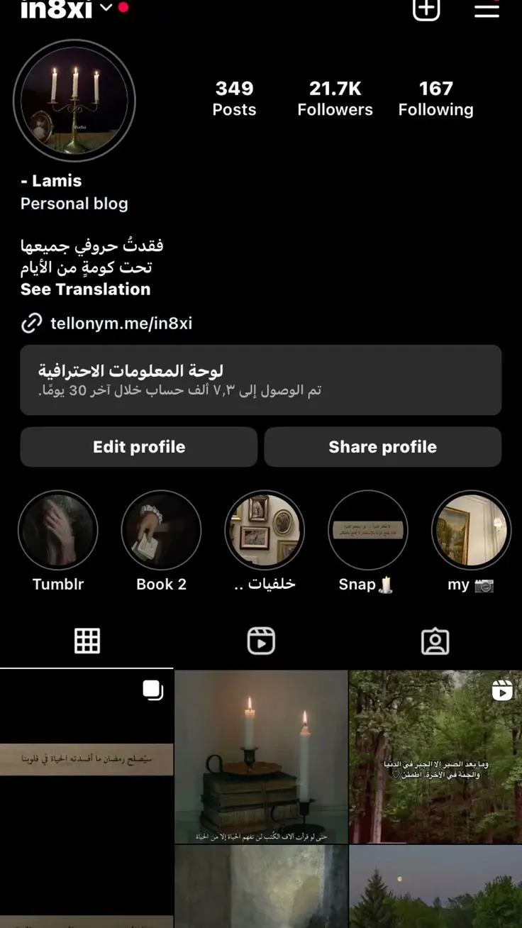 إدارة صفحات الانستقرام