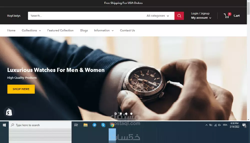 أنا هُنا لمساعدتك في تحويل متجرك الى متجر احترافي بمواصفات عالمية على منصة شوبيفَاي لتحقيق اهدافك