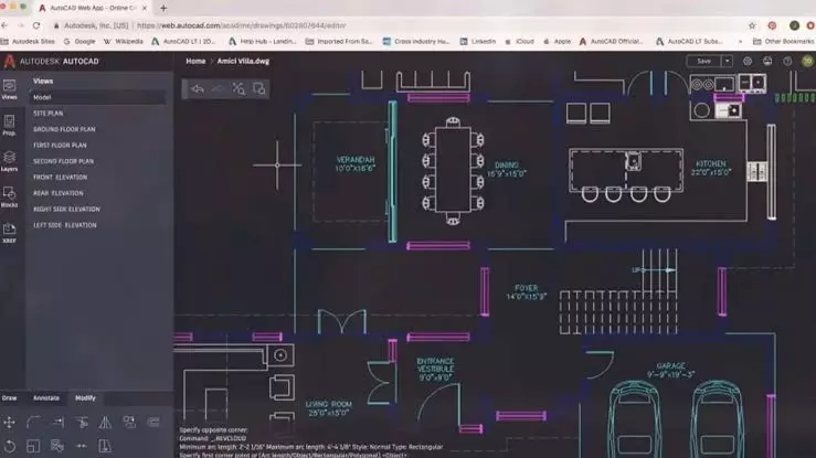 تصميم هندسي 2D علي برنامجAutocad