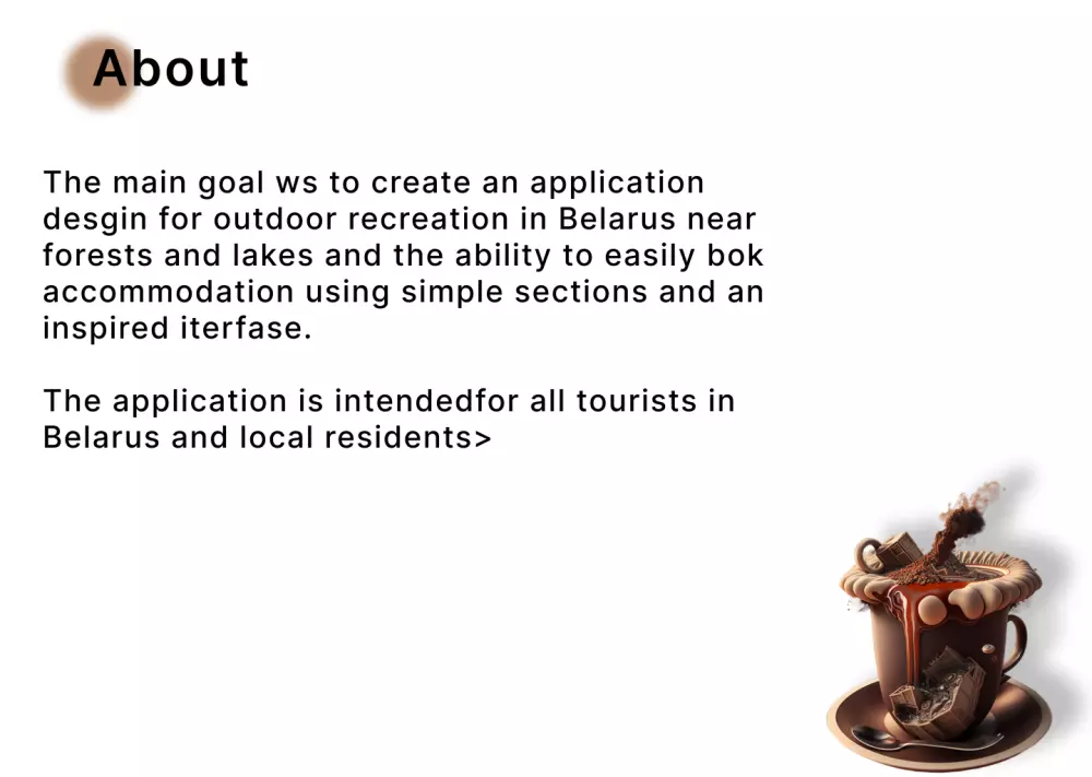 تصميم UXUIلتطبيق قهوه بانواعها