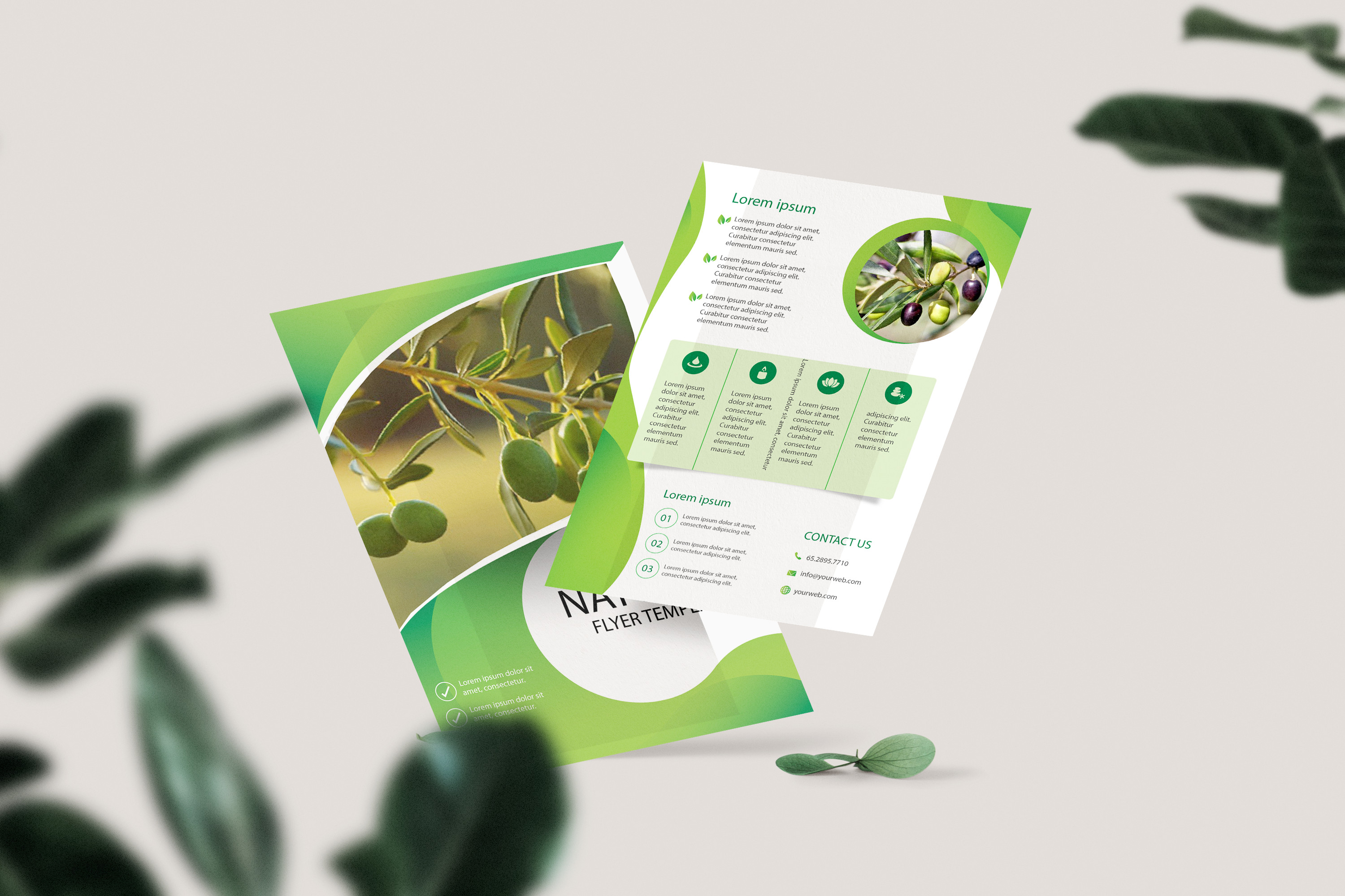 تصميم فلاير إحترافي جاهز للطباعة