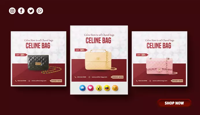 تصميم منشورات سوشيال ميديا احترافية وجذابة