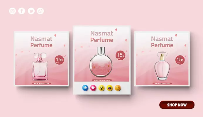 تصميم منشورات سوشيال ميديا احترافية وجذابة