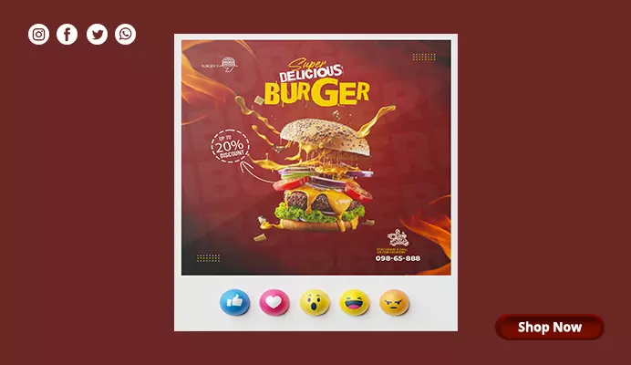 تصميم منشورات سوشيال ميديا احترافية وجذابة