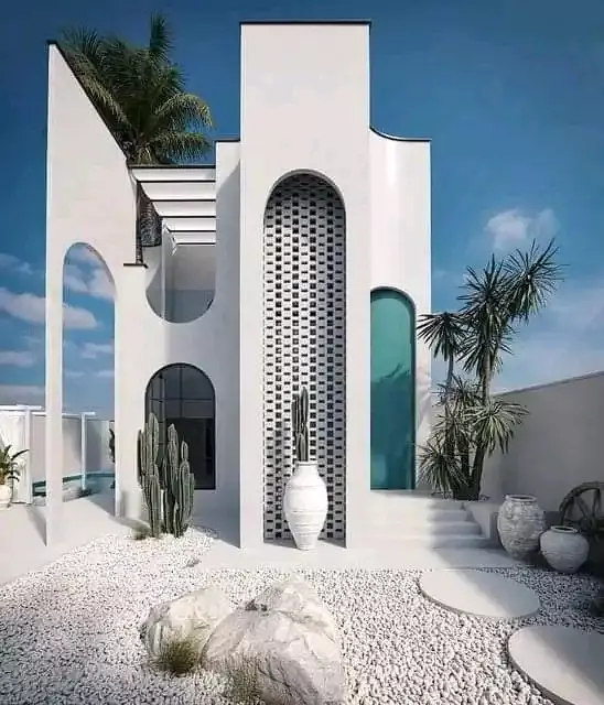 تصميم خارجي معماري واجهات 3D
