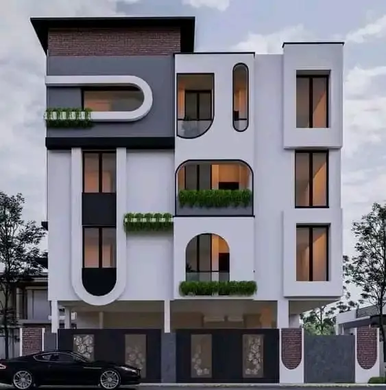 تصميم خارجي معماري واجهات 3D