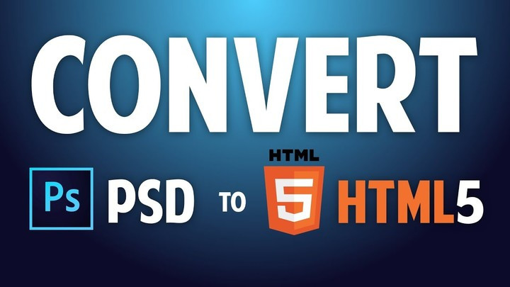 تحويل ملف psd الي صفحه html