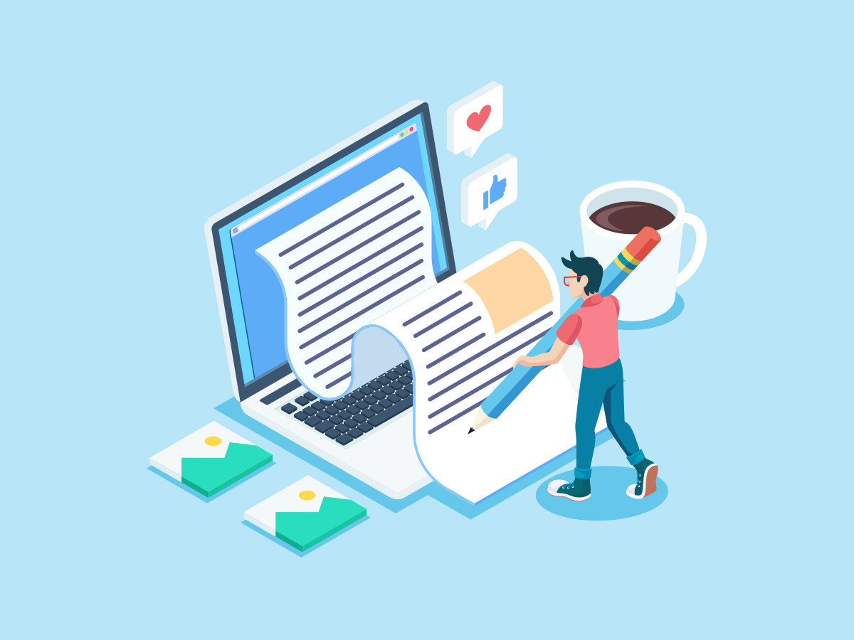 كتابة المحتوي بمختلف انواعه