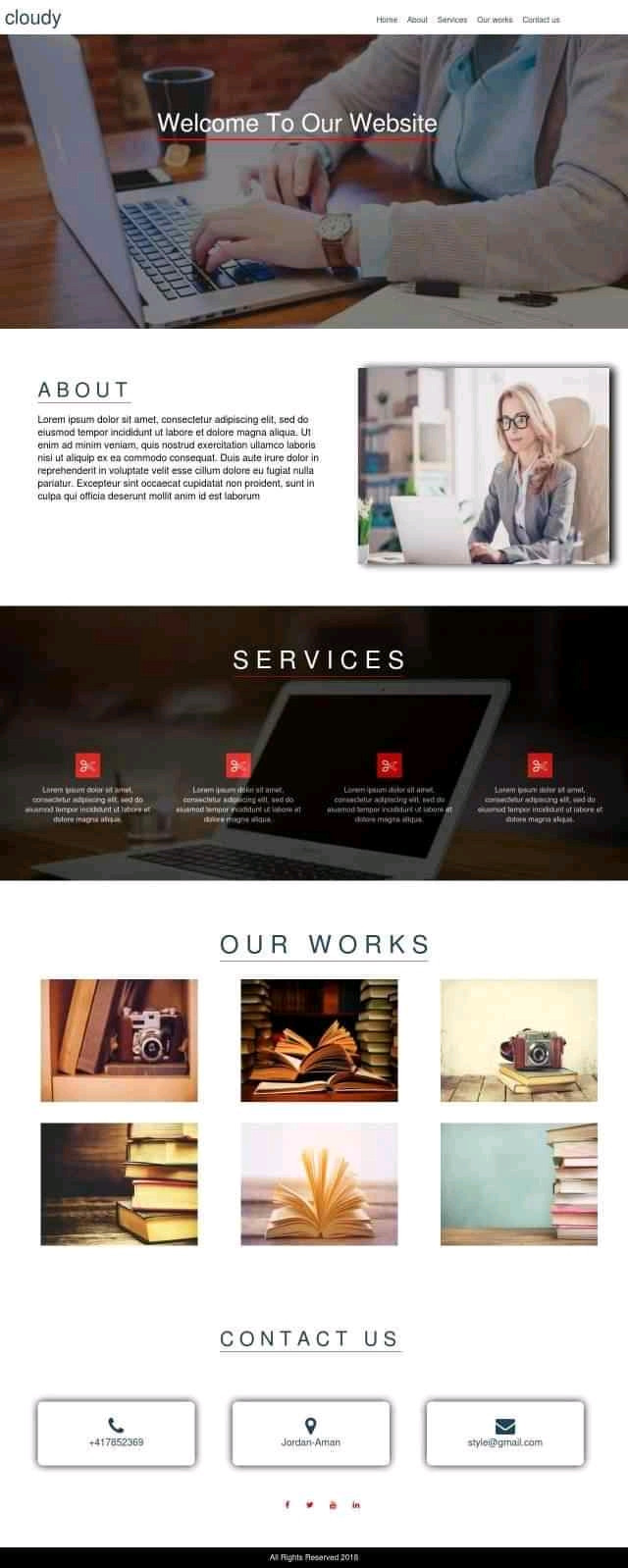 صفحات هبوط باستخدام html5