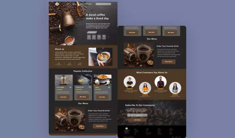 تصميم صفحة هبوط landing page