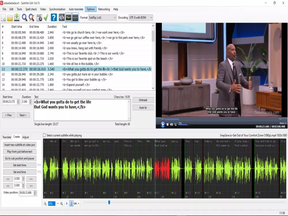 ترجمة فيديو من العربية الى الإنجليزية والعكس