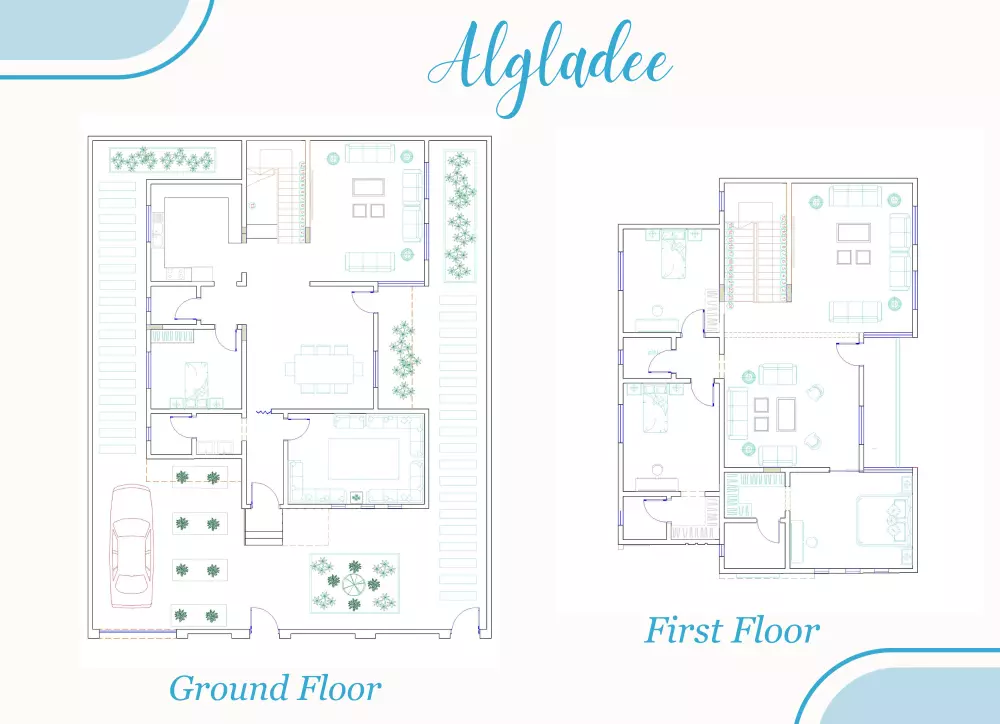 خدمة التصميم المعماري (منزل، فيلا، شقة،عمارة)