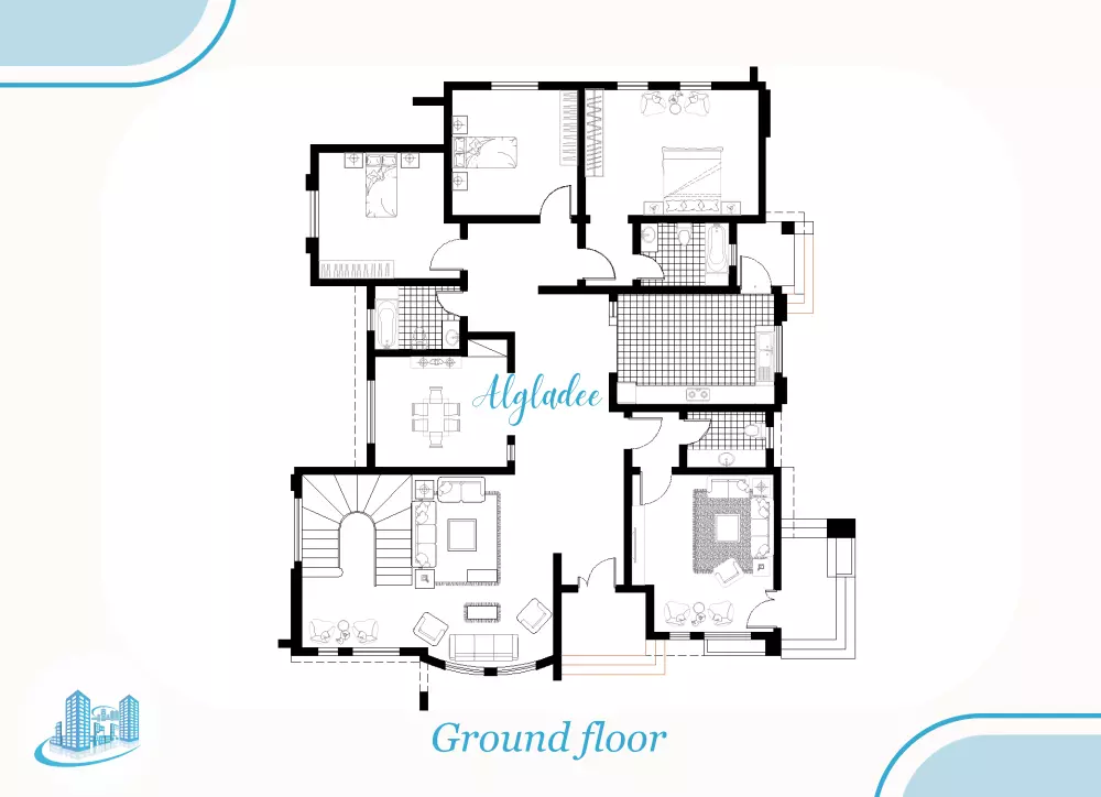 خدمة التصميم المعماري (منزل، فيلا، شقة،عمارة)
