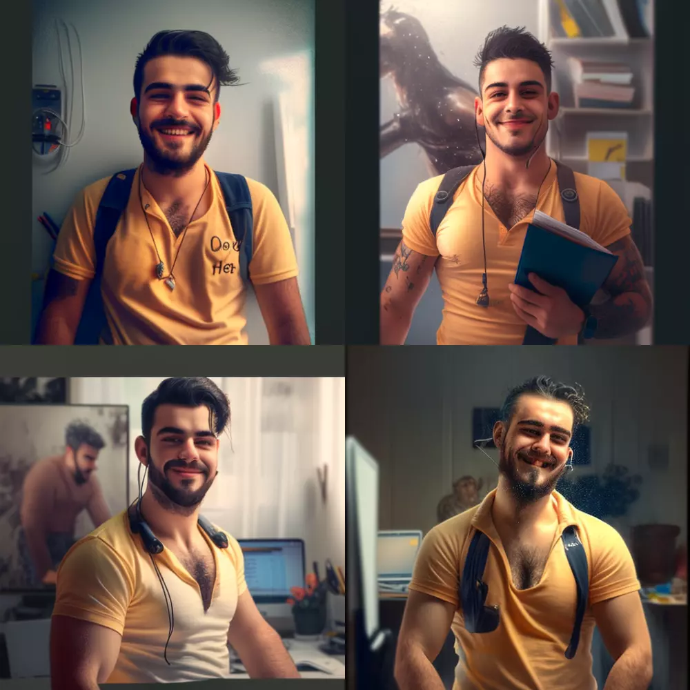 سأقوم بعمل رسم كارتونى مع صورتك