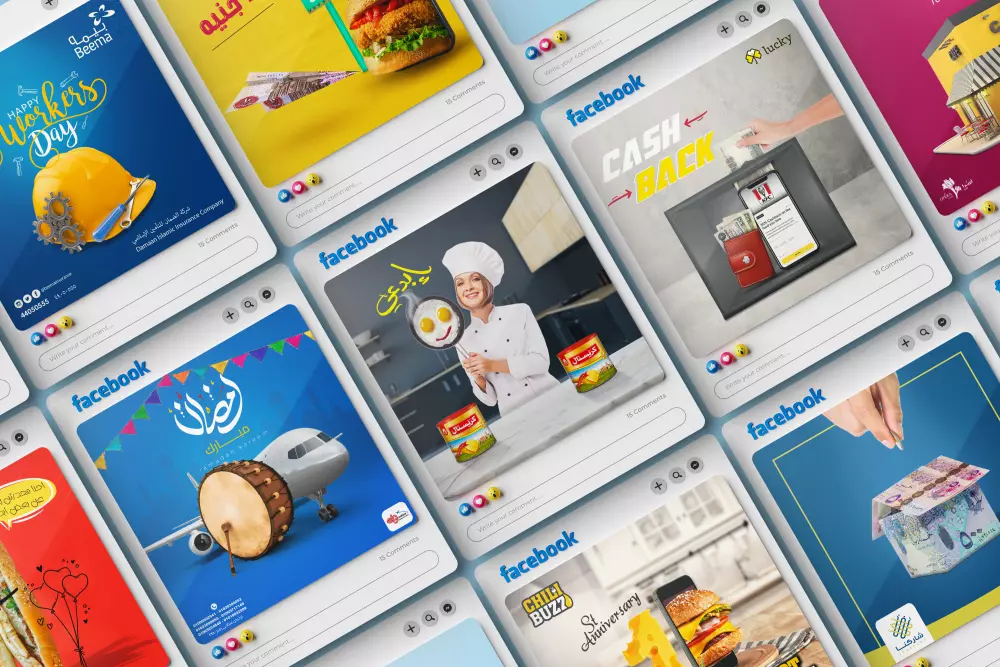 تصميم بوستات سوشيال ميديا بطريقة احترافية وعصرية