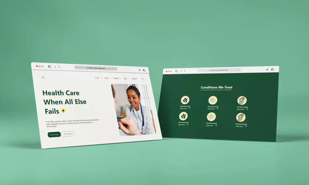 تصميم صفحة هبوط بشكل جذاب وفريد landing page