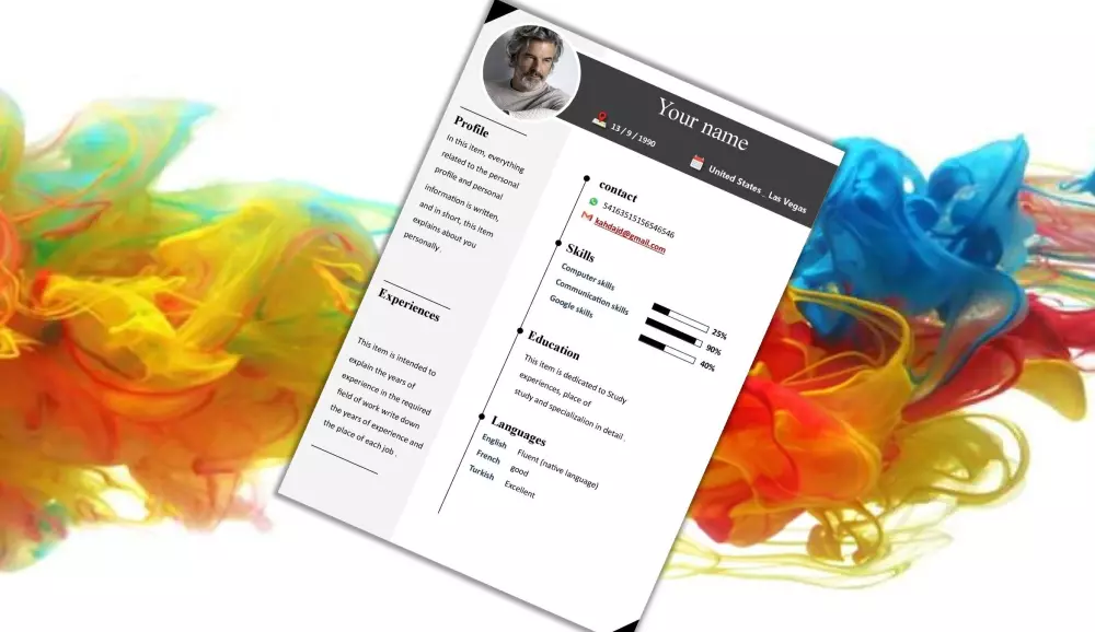 تصميم سيرتك الذاتية بطريقة أكادمية واحترافية .
