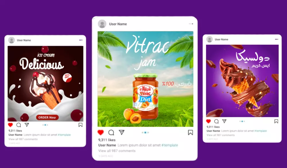 تصميمات سوشيال ميديا تلفت الأنظار