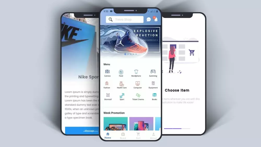 انشاء تطبيق موبايل بإستخدام  Flutter && Laravel , كل صفحة واحدة مقابل 15 دولار