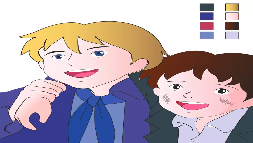 رسم شخصيات كرتونية أنمي جذابه لقصص الاطفال حسب الطلب