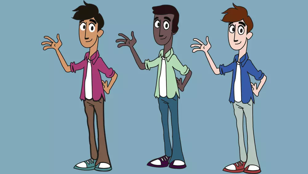 رسم شخصيات كرتونية