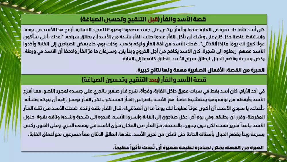 تنقيح استثنائي يزيل الركاكة ليولد نصك من جديد