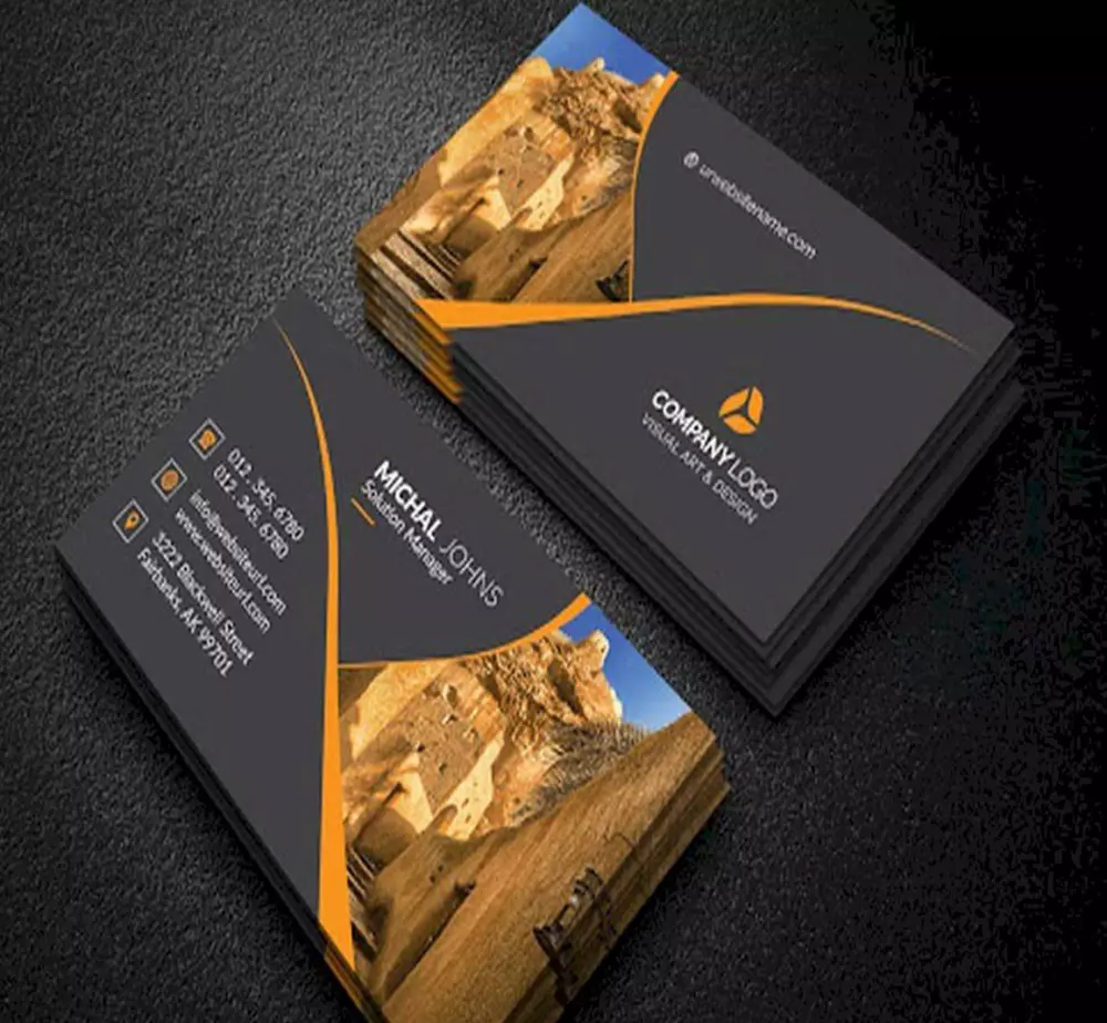 تصميم كارت شخصي احترافي جاهز للطباعة