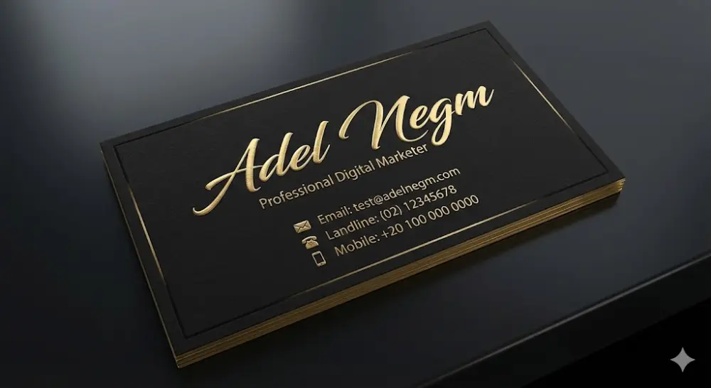 تصميم 5 بطاقات أعمال (Business Cards) إحترافية ب 5$ فقط.