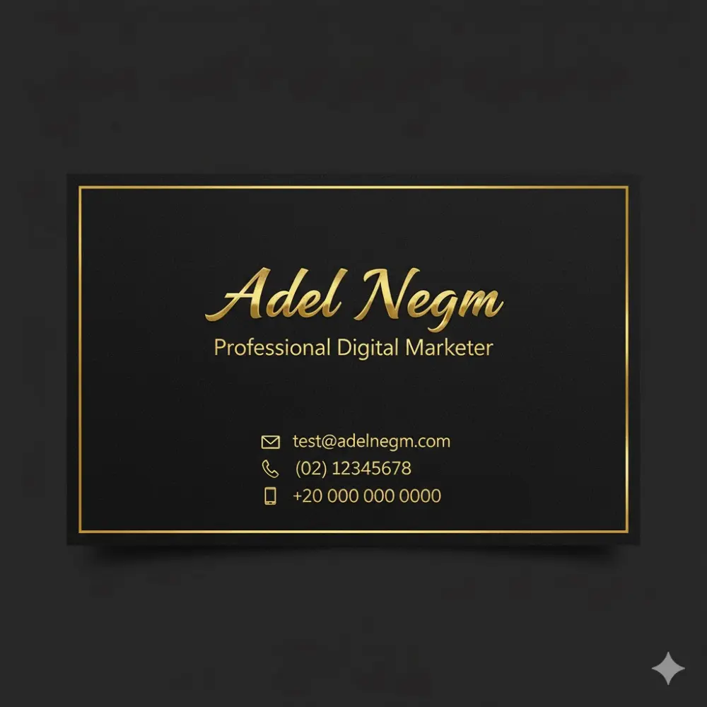 تصميم 5 بطاقات أعمال (Business Cards) إحترافية ب 5$ فقط.